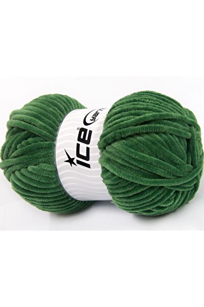 Ice yarns (4 قطع 100 جرام) شينيل بيبي مايكرو فايبر 4 عبوات من الغابة