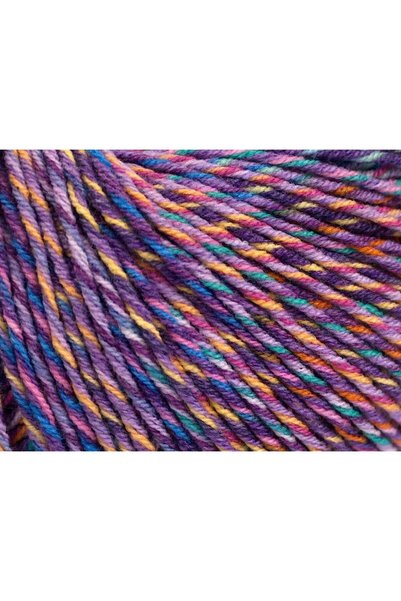 Ice yarns 8X50Gr. Lorena Colorful Acrylic, Cotton Cream, Gold, Light Green, Lilac Shades Summer Yarns, Pamu