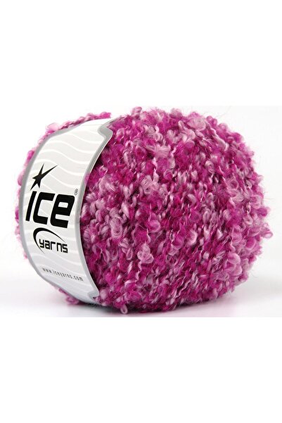 Ice yarns 8x50 جرام. ألوان الوردي الفاخرة من الألبكا بوكليه، الفيسكوز، الألبك...