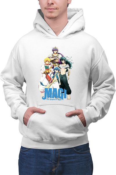 OEM Men's Hoodie Magi The Labyrinth of Magic Fantasy Anime Manga