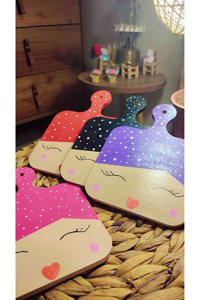 shamatolyesi Wooden Coaster Face Shape 20*14