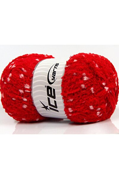 Ice yarns (4 قطع 100 جرام) بوفي بوم بوم من الألياف الدقيقة، 4 عبوات باللون ال...