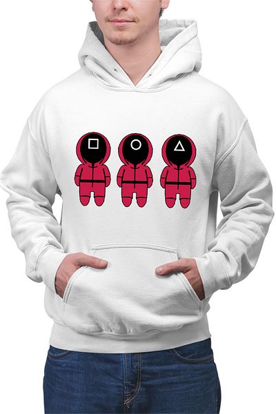 OEM Men's Hoodie Squid Game Chibi Concelor Testers Strategy
