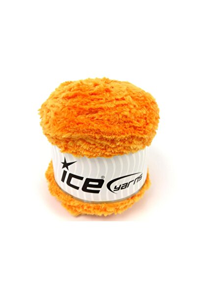 Ice yarns 3x100 جرام. ألياف دقيقة من كيكز باندا، لون أصفر داكن، ناعمة، مزودة ...