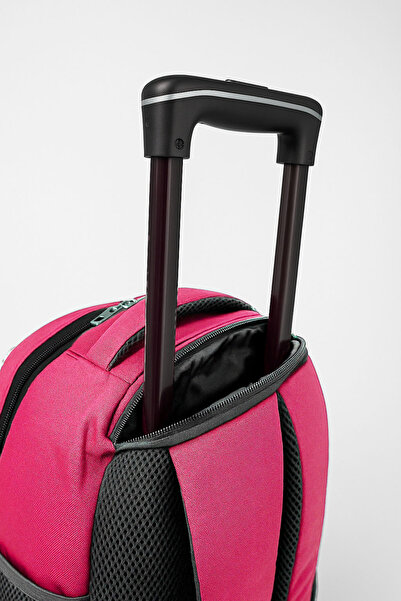 louisiana polo Çekçekli 4 Tekerlekli Sırt Çantası Kırmızı 1175