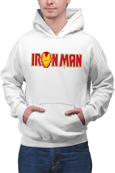 OEM Men's hoodie Ironman Logo Head Strong DC