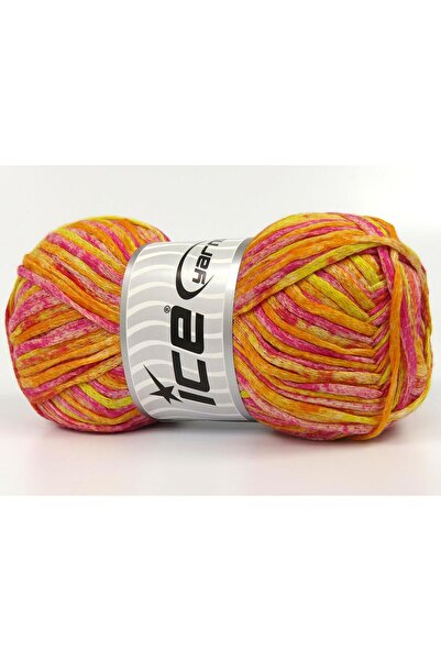 Ice yarns (4 قطع 100 جرام) قطن سبلاش قطن 4 عبوات برتقالي، أصفر،
