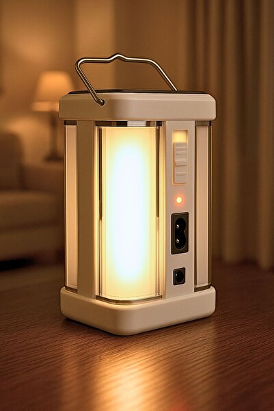 Axe Tools 32 SMD LED’li Solar Enerjili Şarjlı Işıldak Kamp Lambası Portatif L...