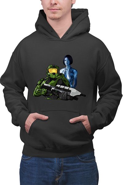 OEM Men's hoodie Halo The Master Chief Spartan Cortana Guardian