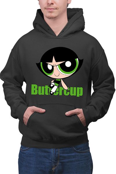 OEM Hanorac barbati The Powerpuff Girls Buttercup Tomboy Strong