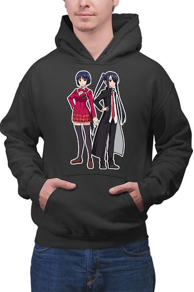 OEM Men's Hoodie UQ Holder Kuroumaru Orte School Uniform Anime Girl