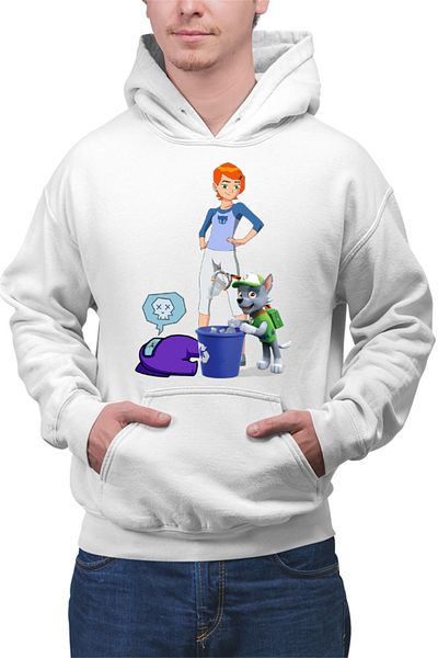 OEM Men's hoodie Paw Patrol Recycle Dog Ben10Among