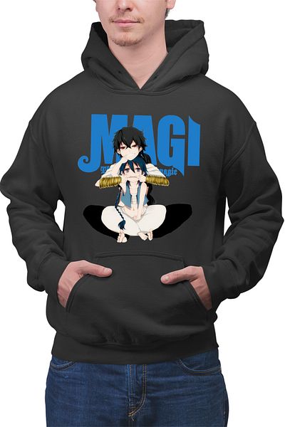 OEM Men's Hoodie Magi The Labyrinth of Magic Anime Manga Drawings