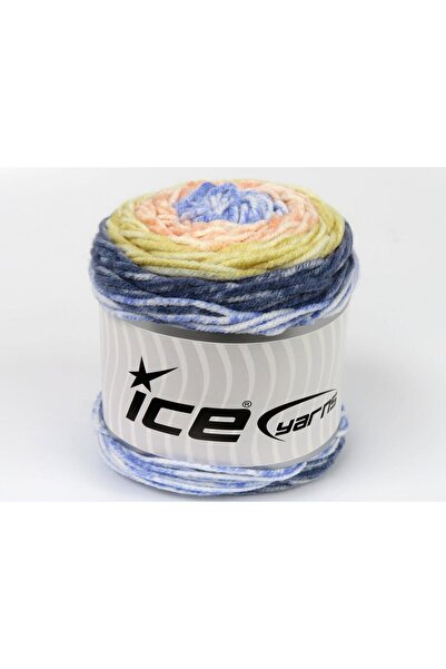 Ice yarns (2 قطعة 140 جرام) CAKES SPLASH أكريليك 2 عبوة ليلك، ذهبي،