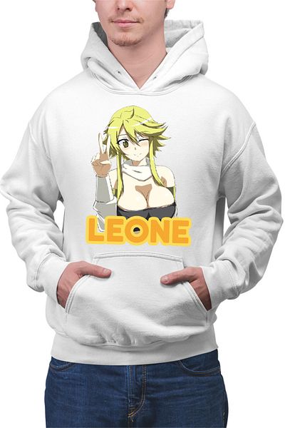 OEM Men's Hoodie Akame ga Kill Leone Peace Friendly Otaku Anime Meme