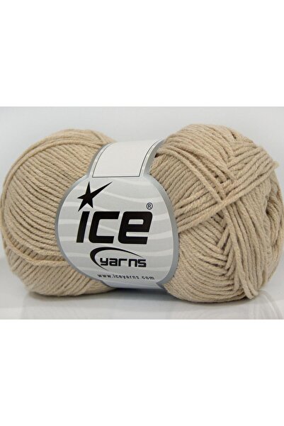 Ice yarns 8x50 جرام. خيوط صيفية من أكريليك الخيزران، لون بيج، من ماركة لورينا...