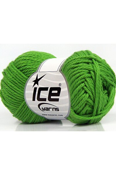 Ice yarns 8x50 جرام. قطن نقي، خيوط قطنية خضراء للأطفال، خيوط صيفية، قطن، خيوط...