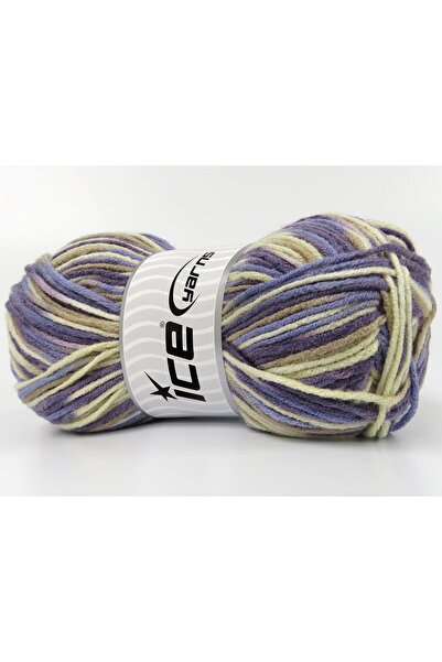 Ice yarns (4 قطع 100 جرام) مجموعة من 4 قطع من شعر الجمل من الأكريليك للحفلات،...