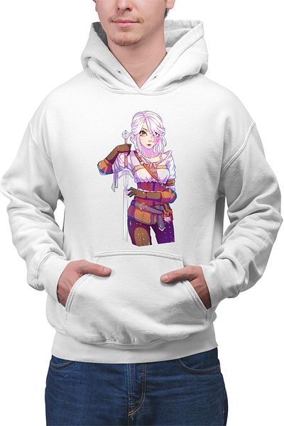 OEM Men's Hoodie The Witcher Ciri Anime Mangaka Girl Hunter