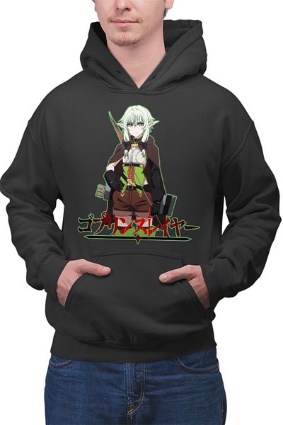 OEM Hanorac barbati Goblin Slayer Magical Elf Bow Archer Otaku Demon