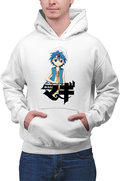 OEM Men's hoodie Magi The Labyrinth of Magic Alladin Flute Logo