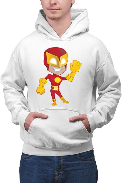 OEM Men's hoodie The Flash Superhero Cartoon Comics