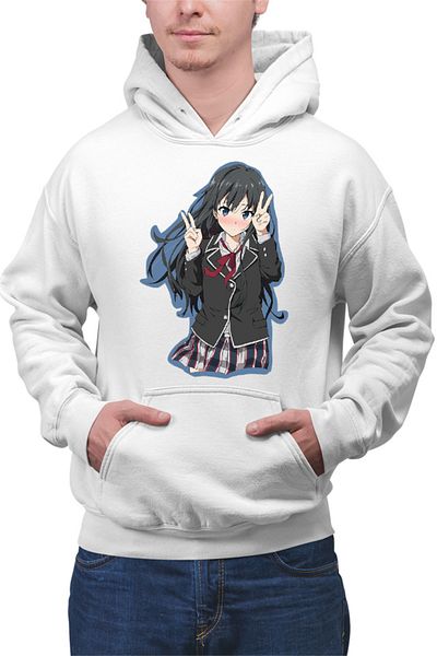 OEM Hanorac barbati OreGairu Yukino Yukinoshita Wind Kuundere Manga