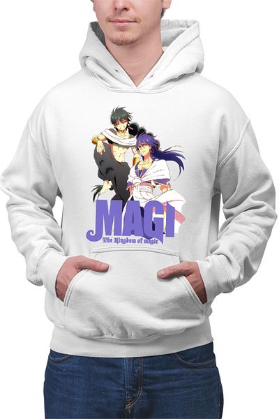 OEM Men's Hoodie Magi The Labyrinth of Magic Gang Judar Sinbad Anime Style