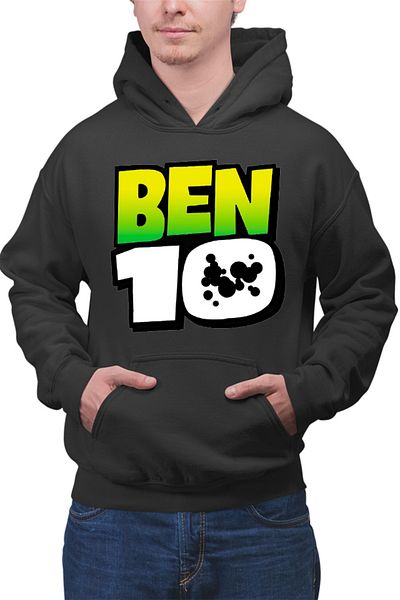 OEM Men's Hoodie Ben 10 Logo Cartoon American Animation Teen Comedy