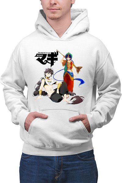 OEM Men's hoodie Magi The Labyrinth of Magic Alladin Judar Adventure