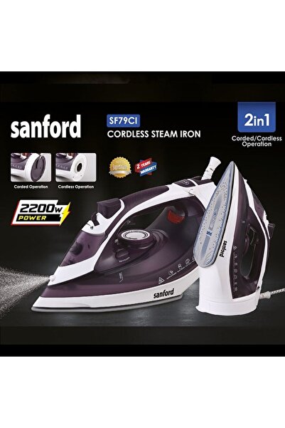 Sanford Sanford Cordless Steam Iron Model SF79CSI BS