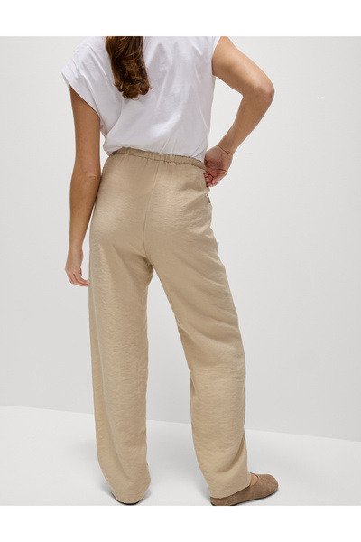 Marks & Spencer Lyocell Zengin Düz Straight Leg Pantolon