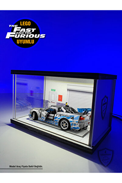 reklambalaj Yapı Oyuncak Fast and Furious Uyumlu Diecast Led Işıklı Akrilik K...