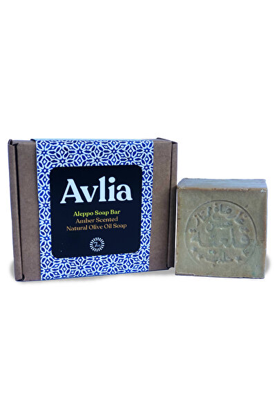 Avlia (5 قطع) - صابون حلب برائحة المسك - صابون طبيعي مصنوع يدويًا بزيت الزيتون