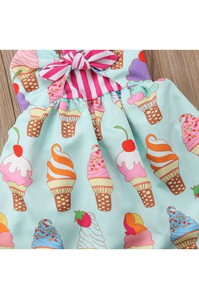 OEM Rochita cu imprimeu Inghetata, Multicolora, 9-12 luni, 80 cm