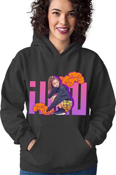 OEM I-DLE Clouds Chinese Korean Minimalist Cute Women's Hoodie