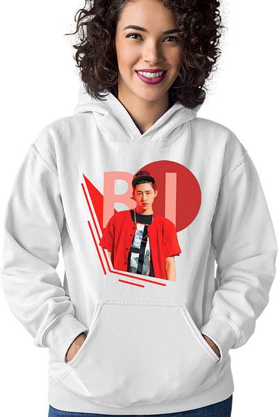OEM Women's hoodie iKon B.I. Rapper Korean Singer Kim Han-bin