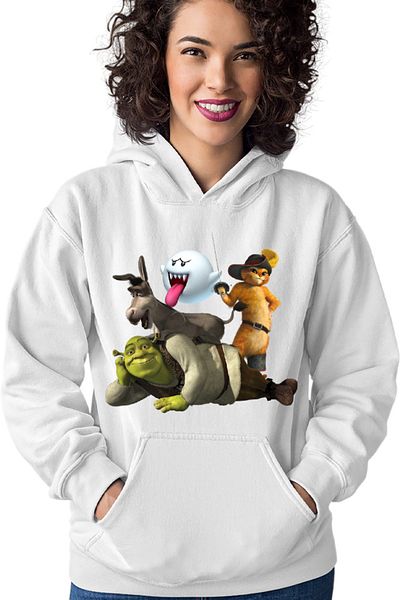 OEM Women's hoodie Shrek Mario Cat Donkey Ghost