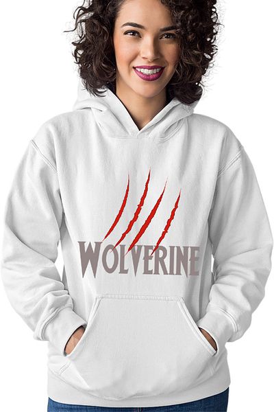 OEM Women's Hoodie Wolverine Logo Poster Universal Pictures