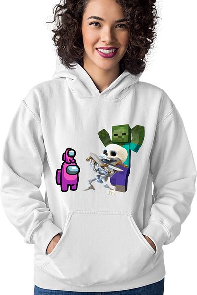 OEM Hanorac dama Clash Royale Minecraft Scared Skeleton Event Among Us Crew