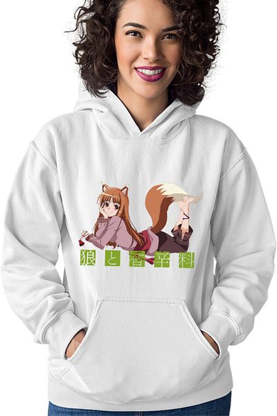 OEM Spice And Wolf Holo Anime Slice of Life Women's Hoodie