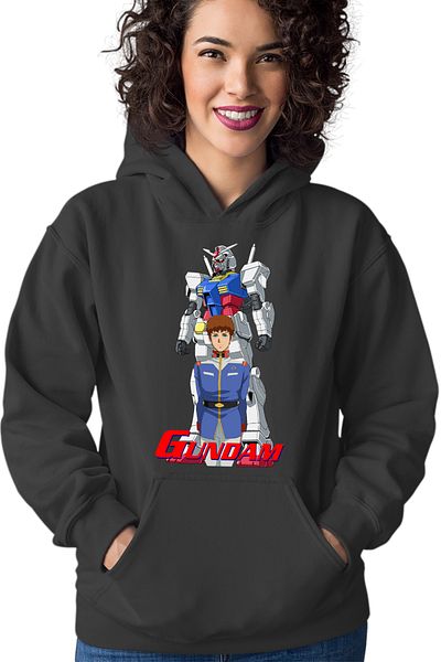 OEM Women's hoodie Gundam Amuro Ray Robot Anime Monster