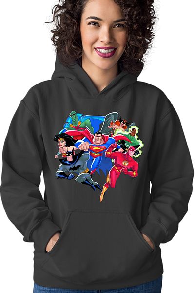 OEM Women's hoodie The Flash Batman Justice League Superhero