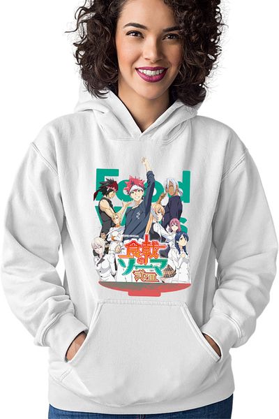 OEM Hanorac dama Food Wars Group Photo Souma Megumi Alice Cookers Rivals