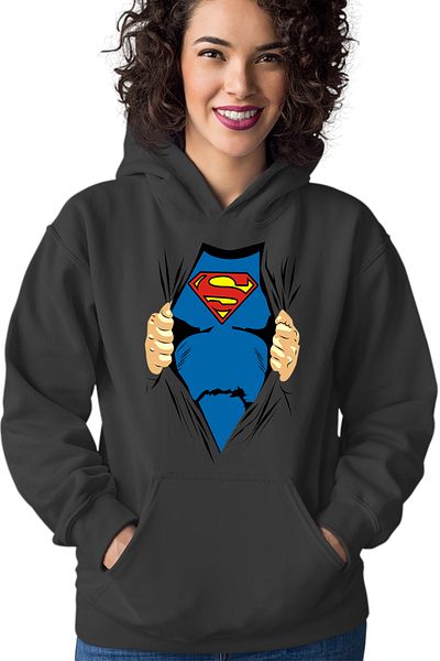 OEM Hanorac dama Superman Clark Kent Pop Hero Men of Steel
