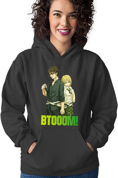 OEM Hanorac dama Btooom! Sakamoto Ryouta Himiko Lovers Game Crafting Bombs