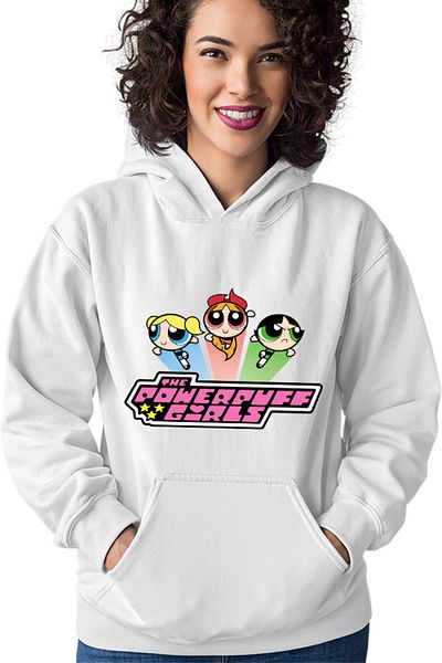 OEM Hanorac dama The Powerpuff Girls Logo Trio Adventure Funny