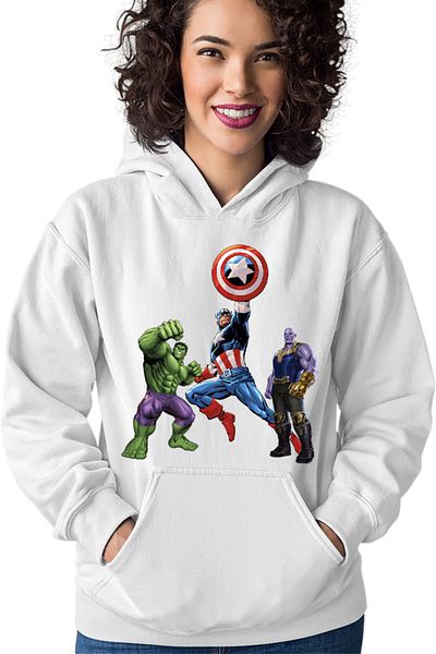 OEM Hanorac dama Captain America Hulk Thanos Marvel Avangers Comics Cartoons