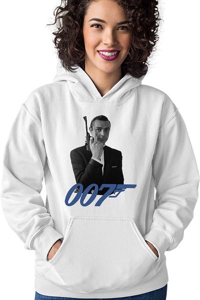 OEM Hanorac dama James Bond 007 Logo Vintage Old Movie Alpha