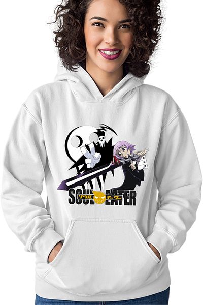 OEM Women's Hoodie Soul Eater Death The Kid Crona Psychic Anime Comedy